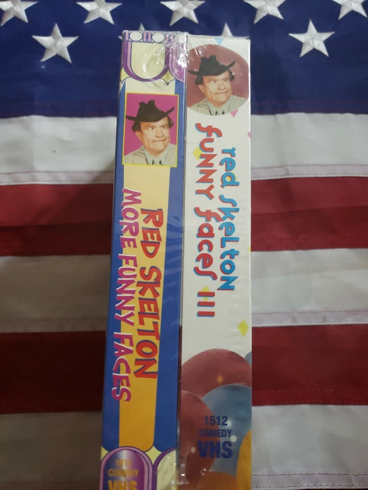 Red Skelton Classic TV Comedy lot 2 Collectors Funny Faces  VHS Tapes New Sealed - Image 2 of 4