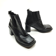 Harley Davidson Boots Women 5.5 Black Leather Tribeca Gore Block Heel 81197