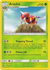 Ariados  - 10/214 - Uncommon Pokemon NM-Mint Lost Thunder