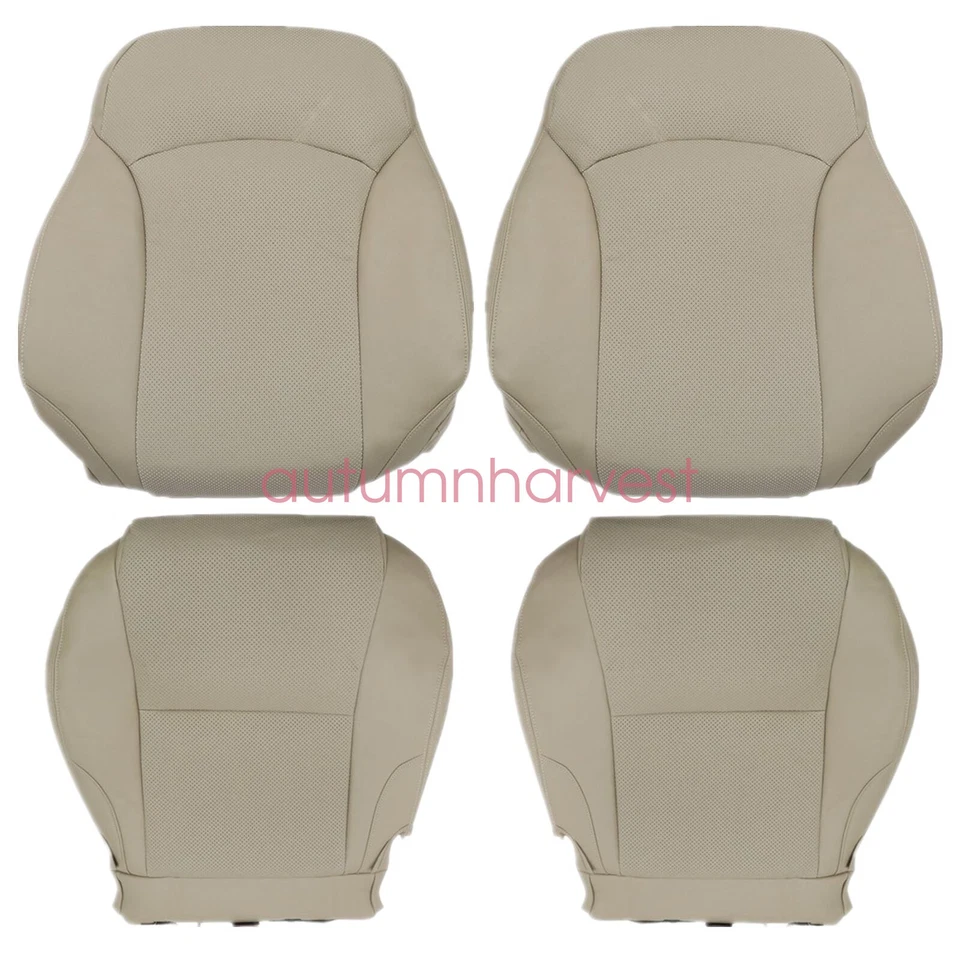 Cubiertas de asiento de cuero tostadas para Lexus IS250 IS350 2006 A 2013 2xtop e inferior Foto 3 de 4