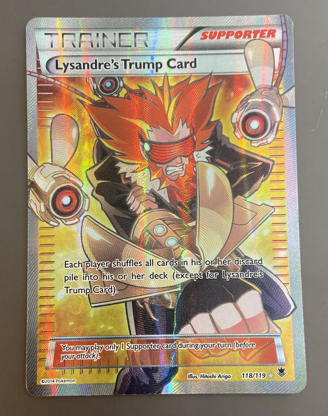 Pokemon Phantom Forces 118/119 - Lysandre's Trump Card - Full Art Rare (MP)  - Core Gaming