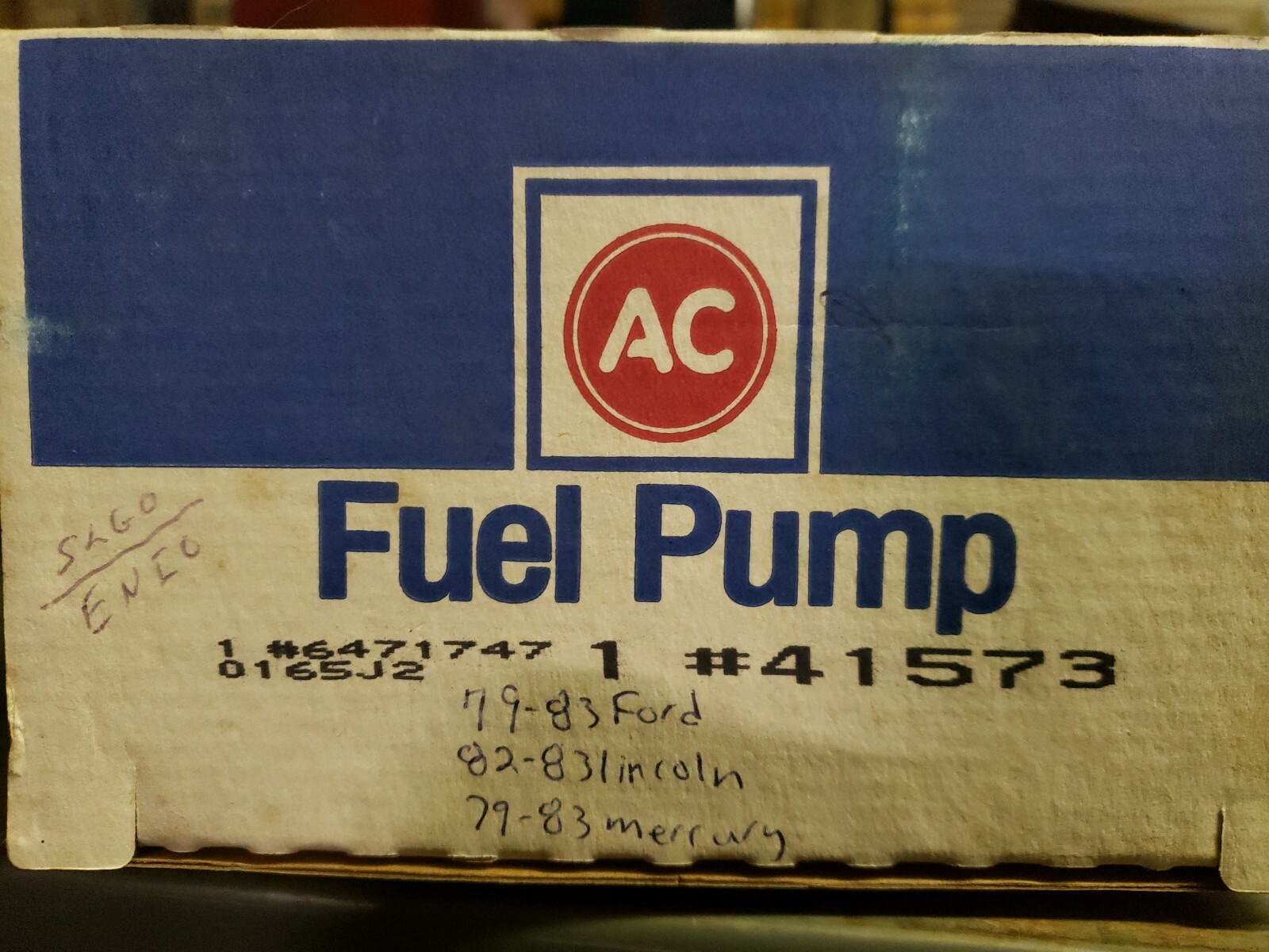 NOS AC Delco 41573 GM 6471747 Fuel Pump | eBay