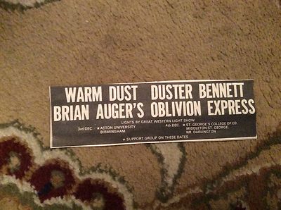 U1-6 Ephemera 1971 Werbung Aston Uni Warm Dust Duster Bennett Brian Schnecke