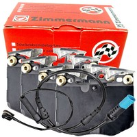 Zimmermann 22425.200.1 BremsbeläGe + Wako Vorne FüR BMW 5 6 7 Supra