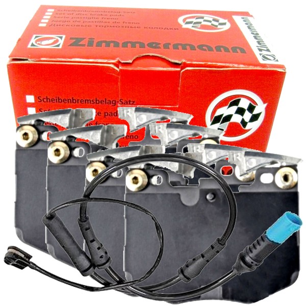 Zimmermann 22425.200.1 BremsbeläGe + Wako Vorne FüR BMW 5 6 7 Supra-image
