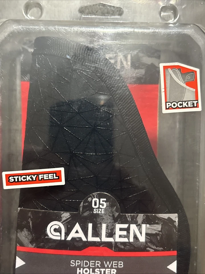 Funda Allen Spider Web Bolsillo Interior Pegajosa Talla 05 Glock 26/27 Ruger SR9C NUEVA Foto 2 de 4