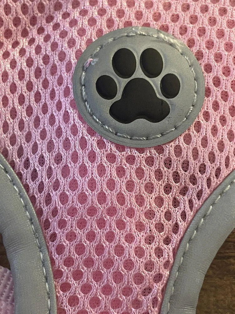 Dog Harness, No Pull Reflective Adjustable Breathable Mesh Paw Design S M L