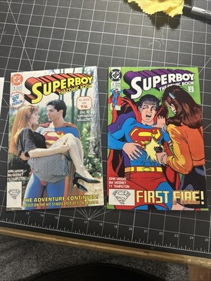 DC's SUPERBOY The Comic Book # 1, 2 1990 2nd Series - Based on TV Show NM