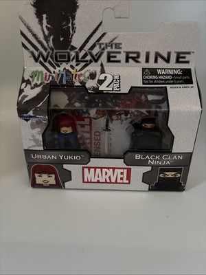Marvel Minimates TRU Toys R Us The Wolverine Movie Black Clam Ninja/Urban Yukio