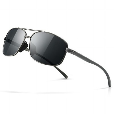 SUNGAIT Ultra Lightweight Rectangular Polarized Sunglasses Men UV400 Protecti...