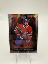 2021-22 O-Pee-Chee Platinum Hot Magma /499 Alexander Romanov #85 Canadiens