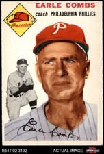 1954 Topps #183 Earl Coombs Combs Phillies HOF 6 - EX/MT
