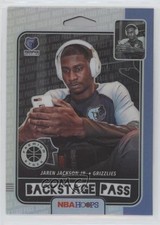 2019 Panini NBA Hoops Premium Stock Back Stage Pass Holo Jaren Jackson Jr #6 n1u