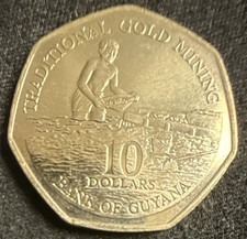 Guyana, 1996 10 Dollars - KM#52