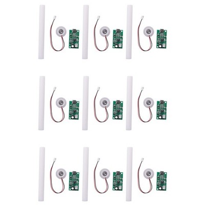 9pcs Mist Maker Atomizer Plate with 5V USB Humidifier Module 8050