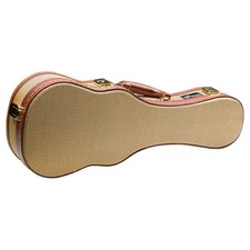 Stagg GCX-UKS Wood Soprano Ukulele Hard Case, Tweed
