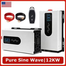 6000W 12000W Pure Sine Wave Power Inverter Off Grid Inverter 24V 48V 72V to 110V