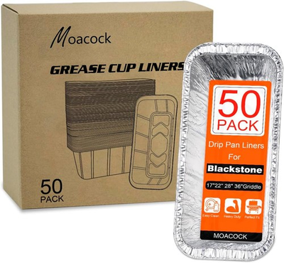 #ad #ad 50Pack Grease Catcher Cup Liners for 28 30 and 36 Inch Blackstone Griddle $18.99