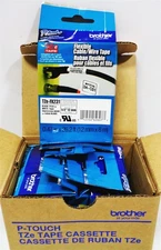 6-Pack Brother TZe-FX231 P-Touch Flexible Label Tape 0.47in x 26.2ft