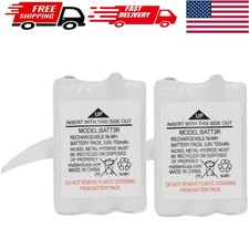 2-Pack 3.6V 700mAh NiMH Replacement Battery for Midland Radios - Durable Power