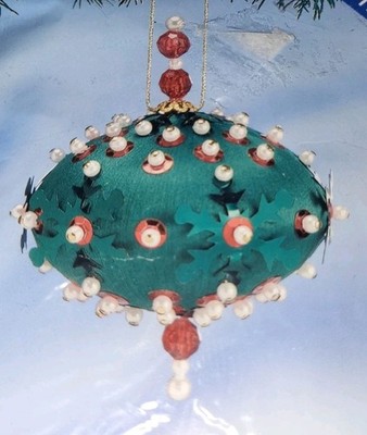 Sunrise Snowflake Carousel Beaded Sequin Ornaments Kit Makes Set Of 12