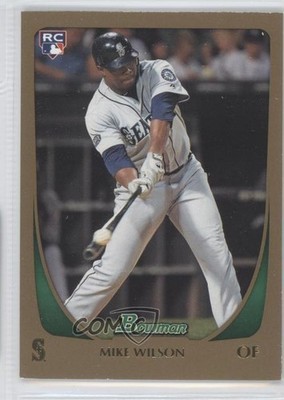 2011 Bowman Draft Gold Mike Wilson #99 5v2