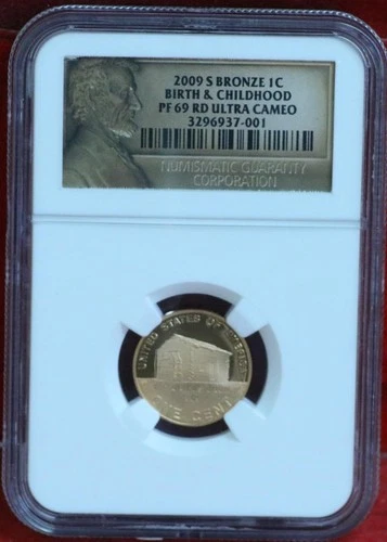 Photo of a 2009-S Lincoln Bicentennial Cent from an eBay listing that sold on Jul 21, 2026