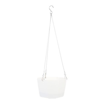 Plastic Hanging Flower Pots Set Planter for Self Watering Holder