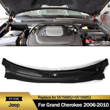 Outer Windshield Wiper Cowl Grille Cover Panel For 2006-10 Jeep Grand Cherokee