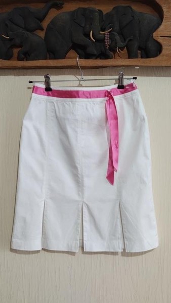 Women Escada Skirt Pink Elastane 36 / S / 44