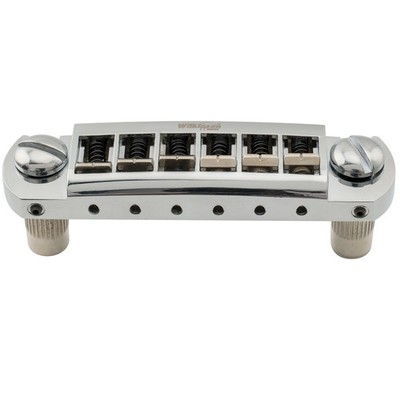 Wilkinson Chrome 52.5mm Adjustable Pigtail Wraparound Bridge For LP SG Guitar