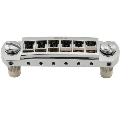 Wilkinson Chrome 52.5mm Adjustable Pigtail Wraparound Bridge For LP SG Guitar