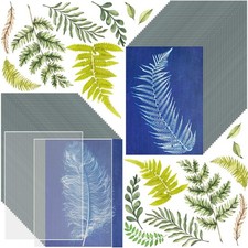 50 PCS Sun Printing Kit Cyanotype Paper A5 5.8x8.3 Inch Solar Photography
