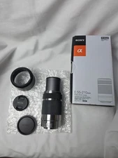Sony E-Mount Camera Lens 55-210mm F4.5-6.3 for E-Mount Cameras Silver SEL55210