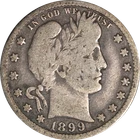 1899-O Barber Quarter