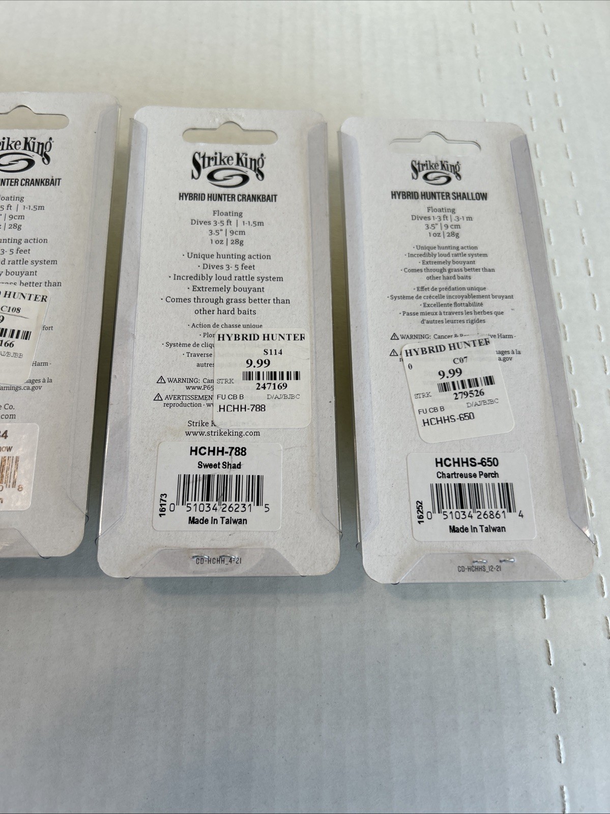 Lot Of 5 Strike King Hybrid Hunter Crankbait - Image 10