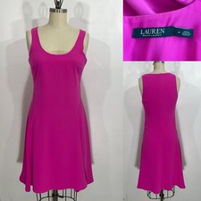 Lauren by Ralph Lauren Size 4 dress Pink Sleeveless  Fit And Flare