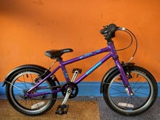 Squish 16 In Purple Kids Bike With Islabikes Mudguards Fully Serviced
