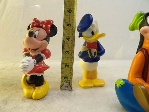 Vintage 1980's Disney Minnie Mouse Goofy Donald - Rubber Bath Tub Toys Set of 3 - Picture 11 of 11