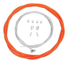 Basic Bicycle Brake Cable Kit for BMX/MTB - ORANGE