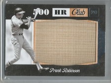Frank Robinson 2019 Panini Leather & Lumber 500 HR Club Game Used Bat