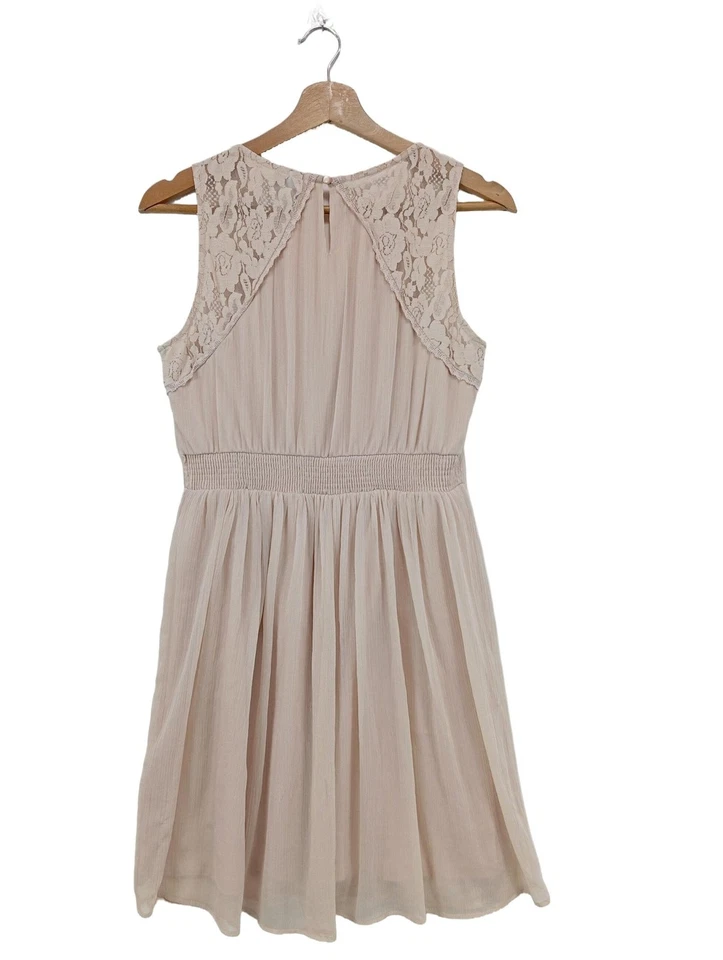 VERO MODA Vestido de cóctel Mujeres Vestido Talla EU 36 crema elegante - Imagen 2 de 4