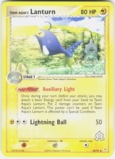Team Aqua's Lanturn EX Team Magma vs Team Aqua 28/95 NM on eBay