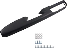 80994 Front Armrest Repair Driver Side with Door Release Side, Black 