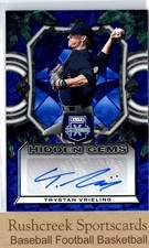 2023 Elite Extra Edition #HG-TVG Trystan Vrieling Auto Hidden Gems Blue