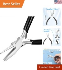 4.5" Concave round Nose Pliers, Jewelry Making Wire Looping Pliers Tool, Wire