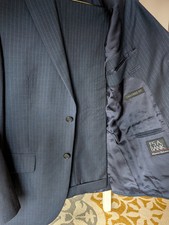 Jos. A. Bank Navy Pinstripe Suit