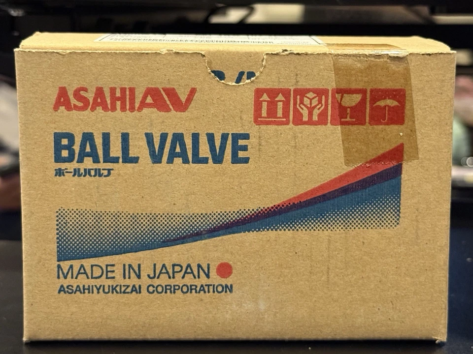 ASAHI AV Type 21 Ball Valve 20mm (3/4") PP FKM SOCKET DIN ENDS - Image 2 of 2