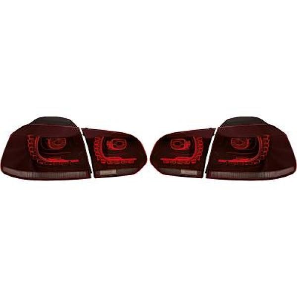 Diederichs 2215497 Heckleuchtensatz, RüCkleuchtensatz FüR VW Golf VI (5K1) 2008--image