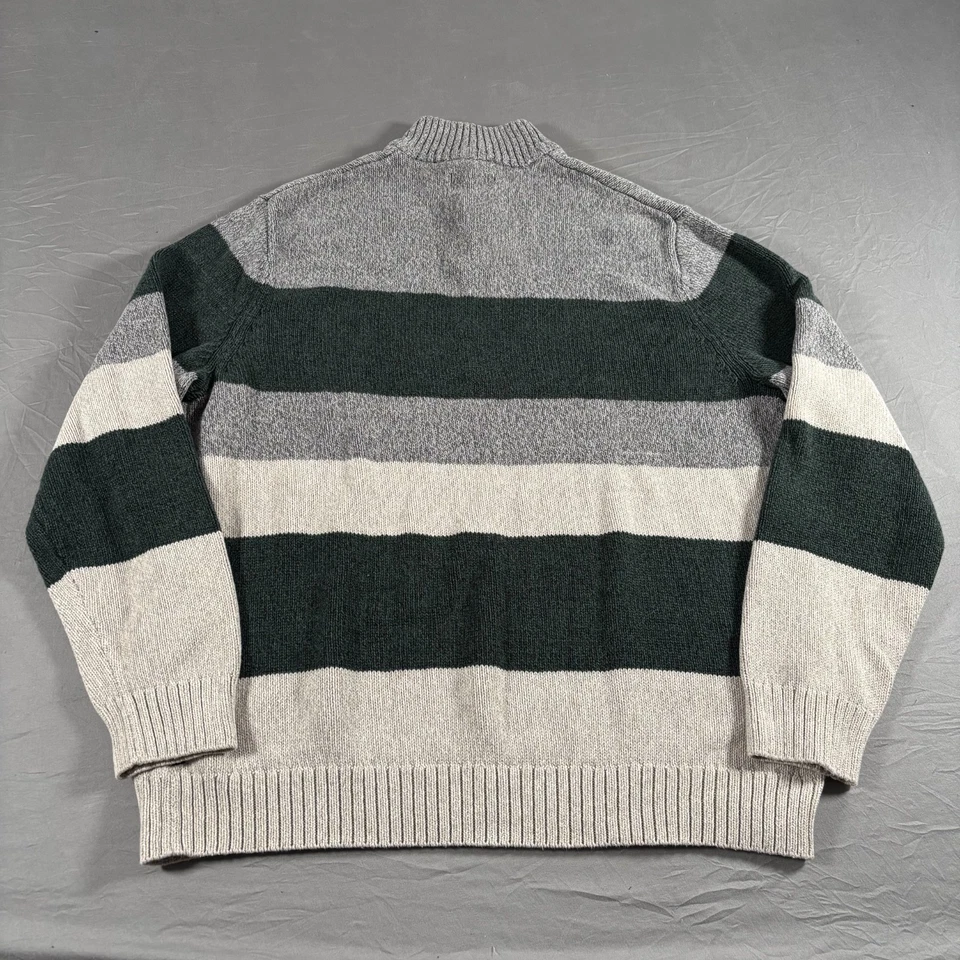 Suéter Chaps Henley Para Hombres 2XL Multi Rayas Tejido Manga Larga Calce Clásico Foto 2 de 4